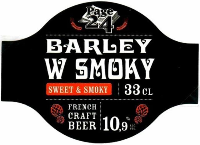 Page 24 Barley W Smoky 10.9%, Brasserie Saint-Germain (Page 24), France