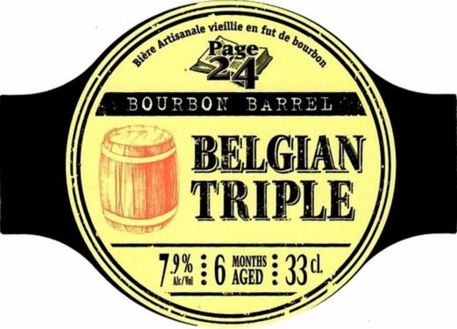 Page 24 Belgian Triple Bourbon Barrel 7.9%, Brasserie Saint-Germain (Page 24), France