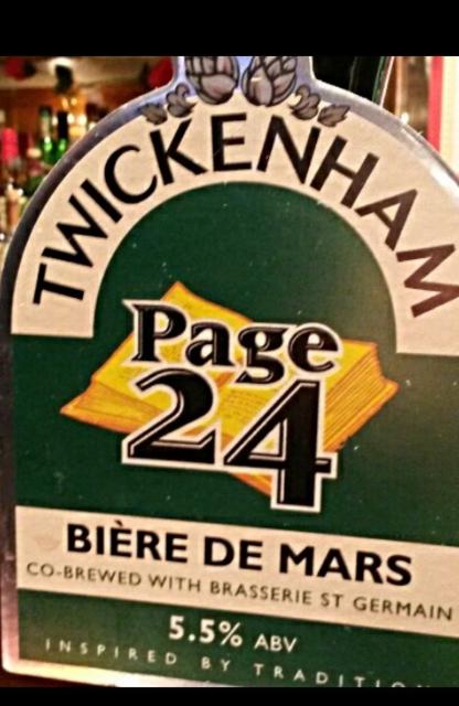 Page 24 Biere De Mars 5.5%, Twickenham Fine Ales, England
