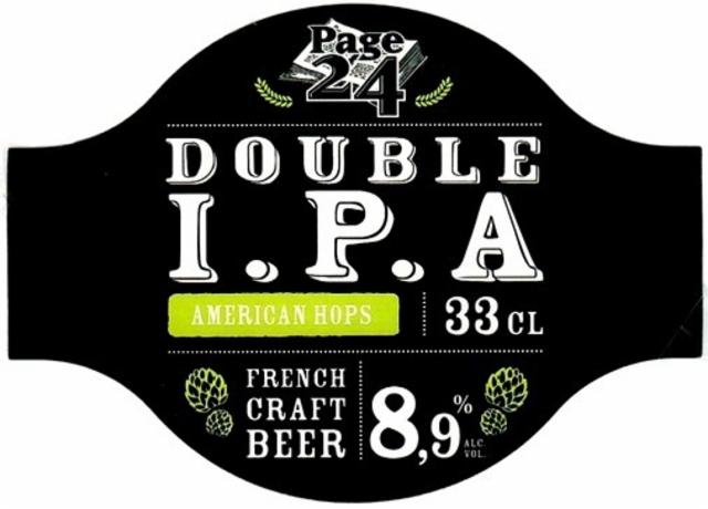 Page 24 Double IPA 8.9%, Brasserie Saint-Germain (Page 24), France