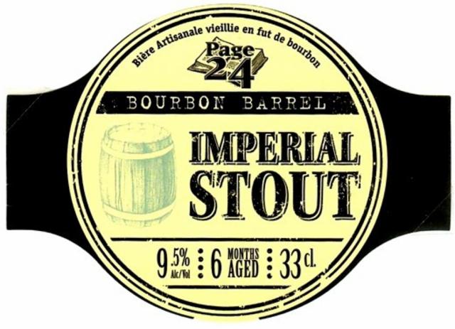 Page 24 Imperial Stout Bourbon Barrel 9.5%, Brasserie Saint-Germain (Page 24), France