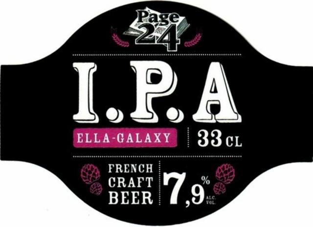 Page 24 IPA Ella-Galaxy 7.9%, Brasserie Saint-Germain (Page 24), France