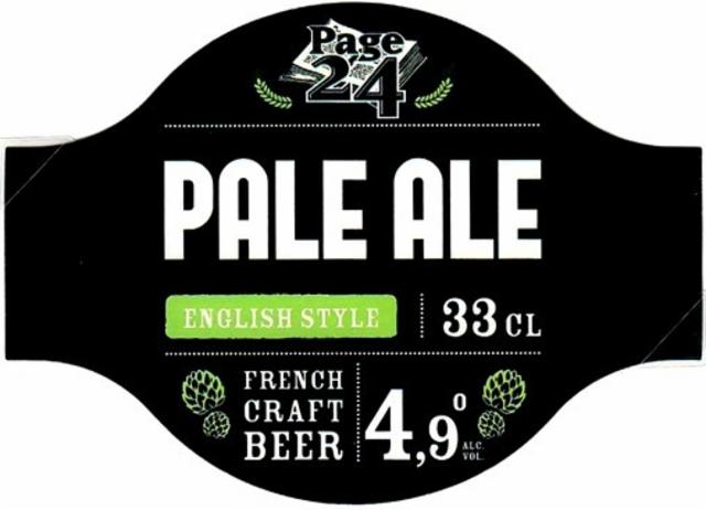 Page 24 Pale Ale 4.9%, Brasserie Saint-Germain (Page 24), France