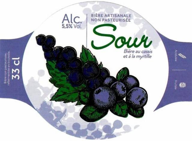Page 24 Sour Myrtille 5.5%, Brasserie Saint-Germain (Page 24), France