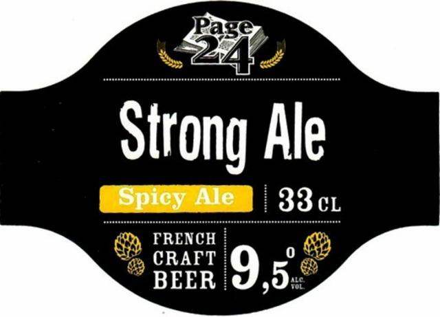Page 24 Strong Ale 9.5%, Brasserie Saint-Germain (Page 24), France