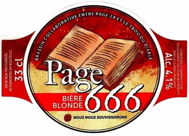 Page 666 4.1%, Brasserie Saint-Germain (Page 24), France
