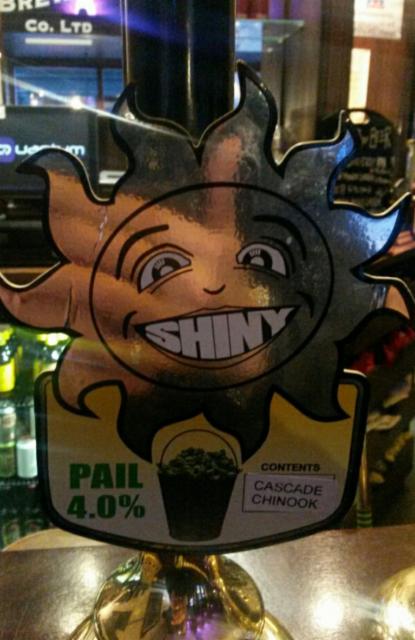 Pail: Cascade Chinook 4.0%, Shiny Brewing, England