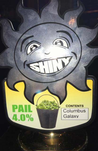 Pail: Columbus Galaxy 4.0%, Shiny Brewing, England