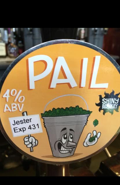 Pail: Jester Exp 431 4.0%, Shiny Brewing, England