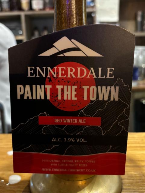 Paint The Town 3.9%, Ennerdale Brewery, England
