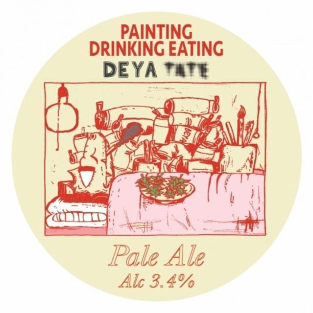 Painting Drinking Eating (X Tate) 3.4%, DEYA Brewing Company, England
