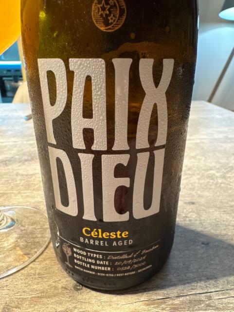Paix Dieu Céleste Barrel Aged 12.0%, Brasserie Caulier, Belgium
