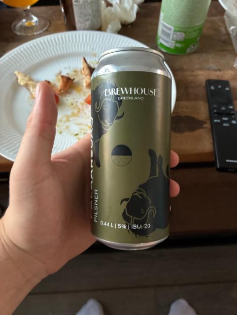 Palaarsuaq pilsner 5.0%, Brewhouse Greenland, Greenland