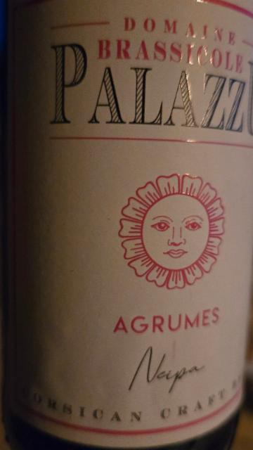palazzu agrume neipa, Domaine Brassicole Palazzu
