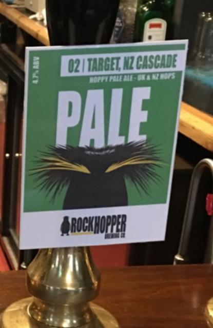 Pale 02 : Target NZ Cascade 4.7%, Rockhopper Brewing Co., England