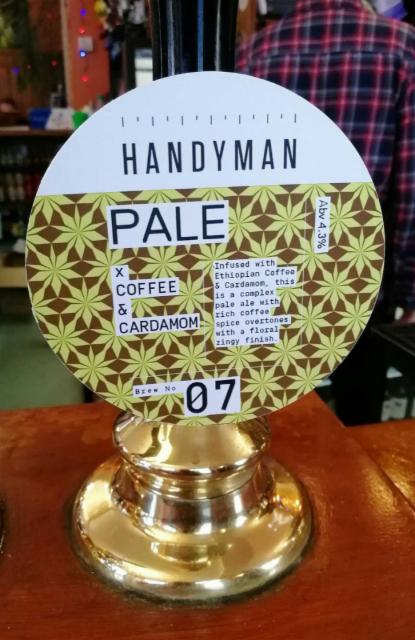 Pale 07 Coffee & Cardamom 4.3%, Handyman Brewery, England