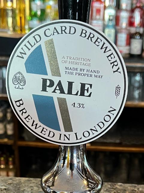 Wild Card Pale 4.3%, Wild Card Brewery, England