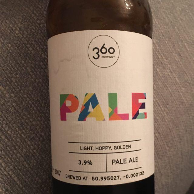 Pale 3.9%, 360° Brewing Company, England