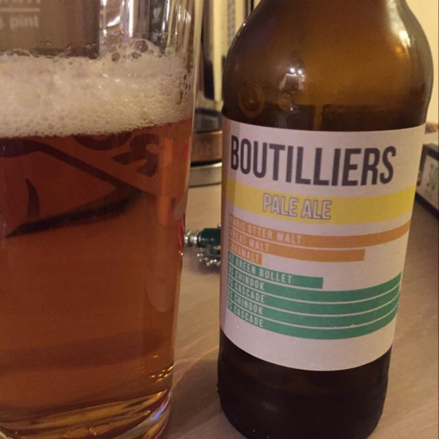Boutilliers Pale Ale 4.5%, Boutilliers Ltd, England