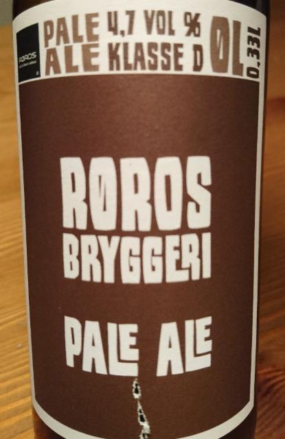 Roros Pale Ale 4.7%, Roros Bryggeri Og Mineralvannsfabrikk, Norway