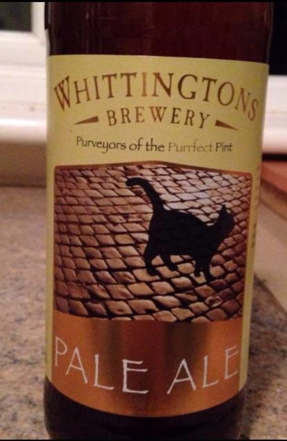 Whittingtons Pale Ale 4.0%, Whittingtons Brewery, England