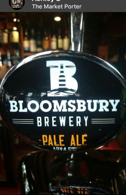 Bloomsbury Pale Ale 4.5%, Bloomsbury Brewery, England
