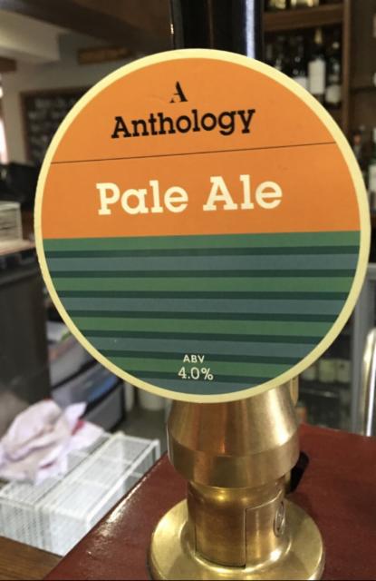 Anthology Pale Ale 4.0%, Anthology Brewing Company, England