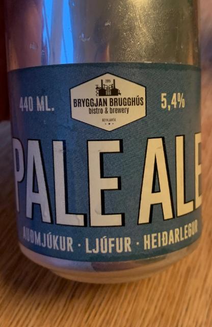 Brugghús Pale Ale 5.4%, Bryggjan Brugghús, Iceland