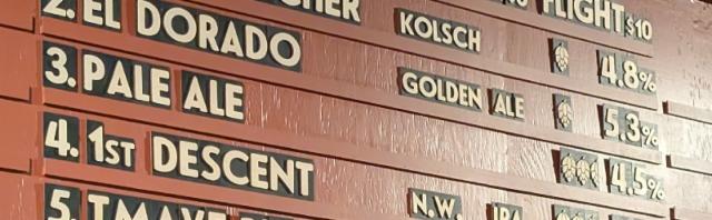 Pale Ale, Backroads Brewing Co.