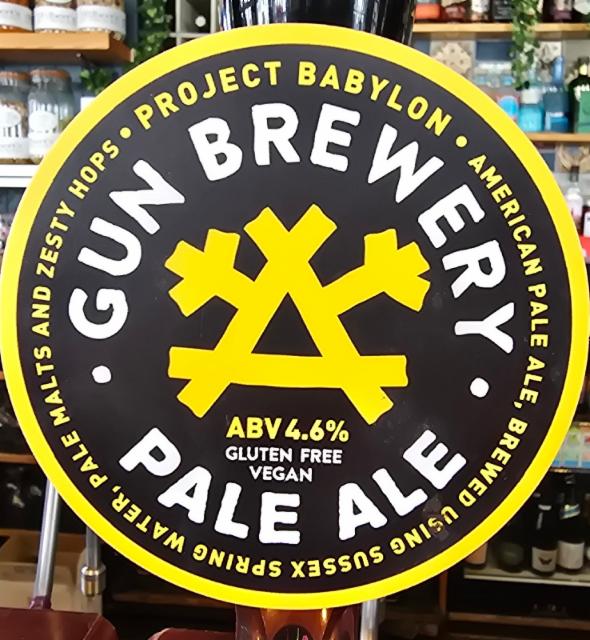 Pale Ale 4.6%, Gun Brewery, England