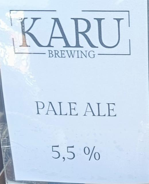 Pale Ale 5.0%, Karu Brewing, Finland