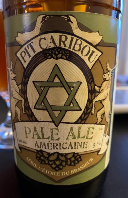 Pale ale americaine 5.0%, Microbrasserie Pit Caribou, Canada