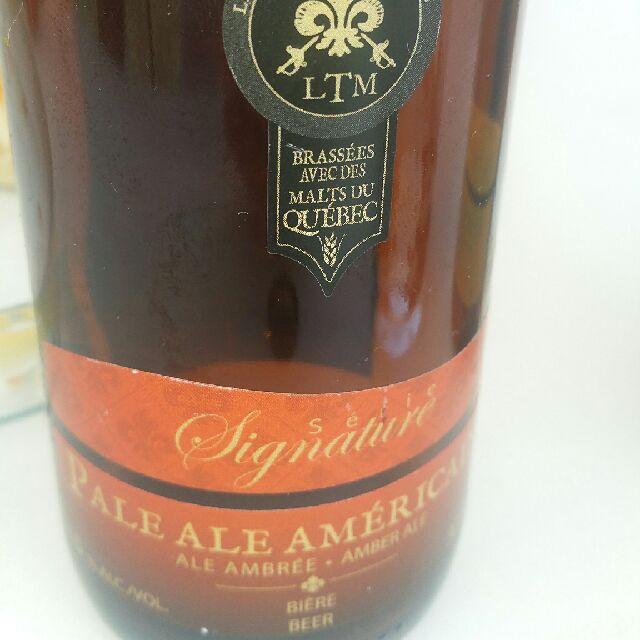 Signature Série Pale Ale Américaine 5.0%, LTM - Les Trois Mousquetaires, Canada