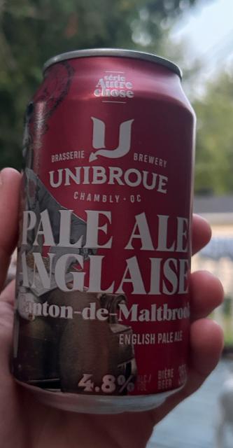 Pale ale Anglaise du Capton-de-Maltbrooke, Unibroue