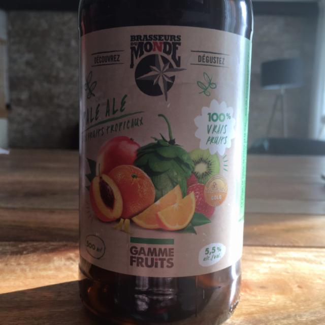 Pale Ale aux Fruits Tropicaux 5.5%, Brasseurs du Monde / Le Picoleur, Canada