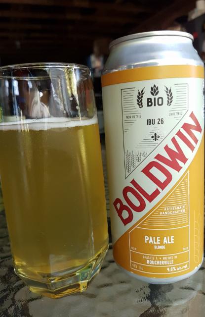 Pale Ale Blonde 4.6%, Boldwin - Bières biologiques, Canada