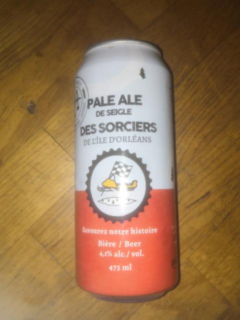 pale ale de seigle 4.1%, Microbrasserie de L'Île d'Orléans (Brouwerij Haacht Brasserie), Canada