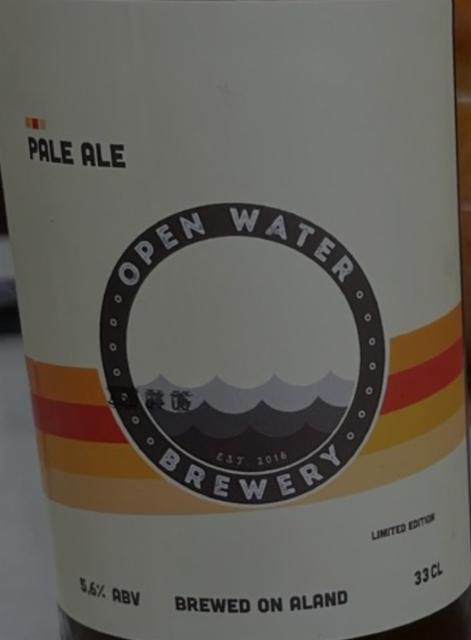 Pale Ale Limited Edition 5.6%, Open Water Brewery, Finland