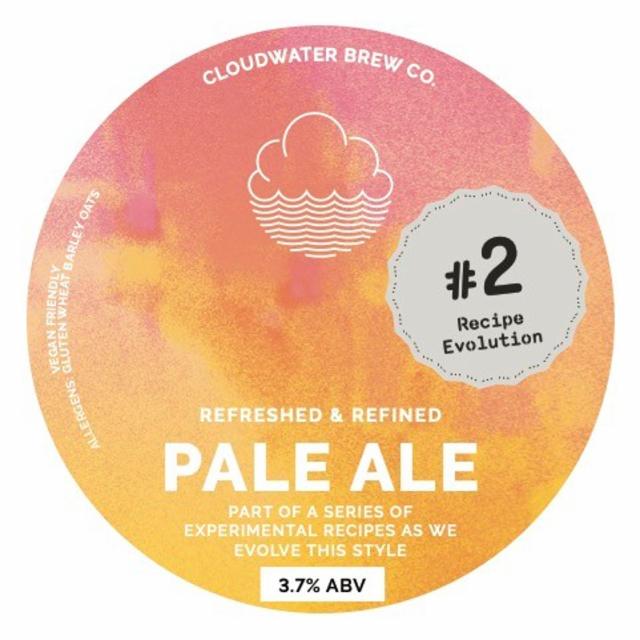 Pale Ale Recipe Evolution #2 3.7%, Cloudwater Brew Co., England