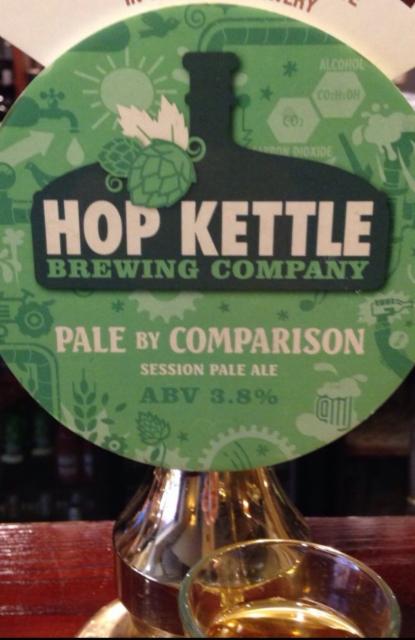 Pale By Comparison 3.8%, Hop Kettle Brewery, England