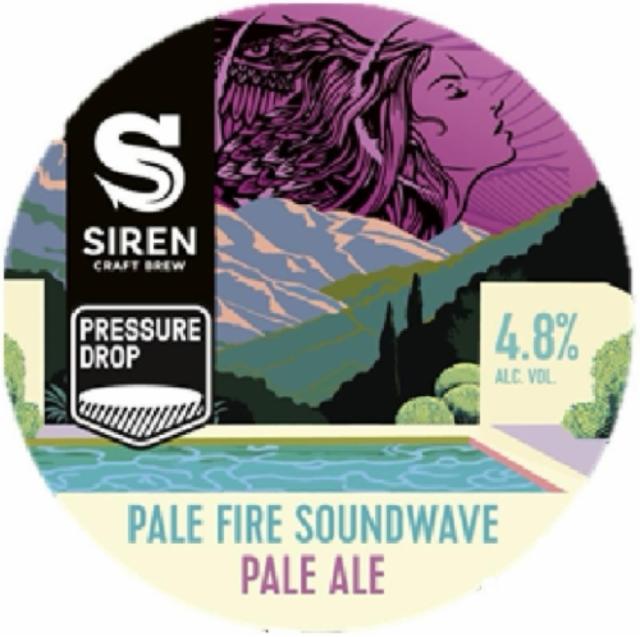 Pale fire soundwave 4.8%, Siren Craft Brew, England