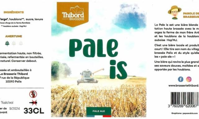 Pale Is 6.0%, Brasserie Thibord, France