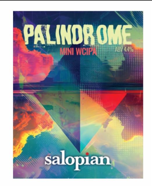 Palindrome 4.4%, Salopian Brewery, England