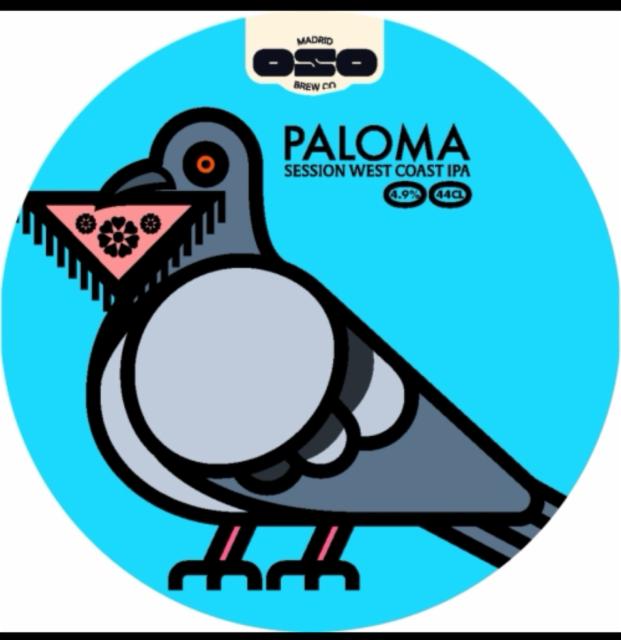 Paloma 4.9%, Oso Brew Co., Spain