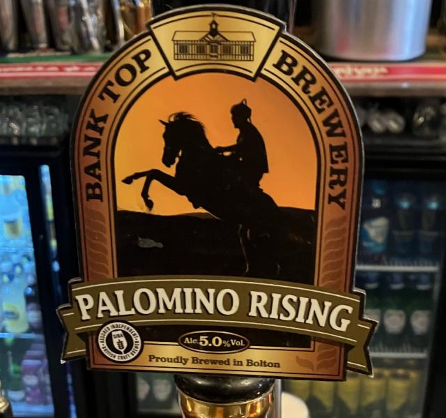 Palomino Rising 5.0%, Bank Top Brewery, England