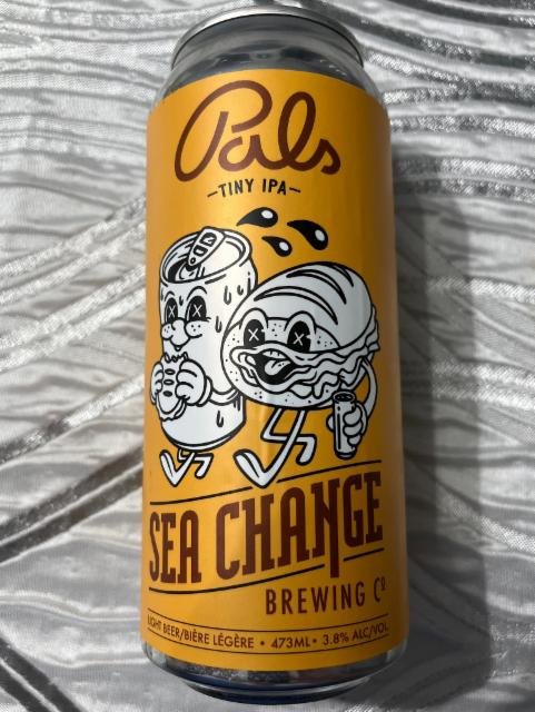 Pals Tiny IPA 3.8%, Sea Change Brewing co, Canada