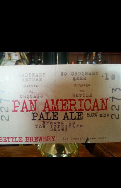 Pan American Pale Ale 5.0%, Settle Brewery, England