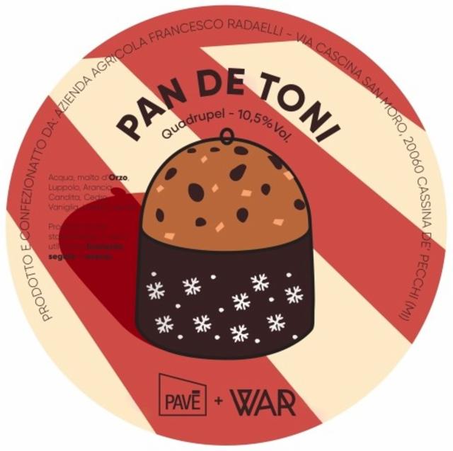 Pan De Toni 10.5%, Birrificio War, Italy
