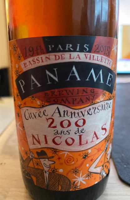 Cuvée Anniversaire 200 Ans De Nicolas 4.9%, Paname Brewing Company, France