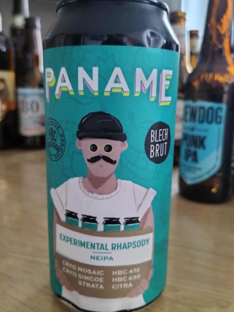 paname experimental Rhapsody 7.0%, Paname Brewing Company, France